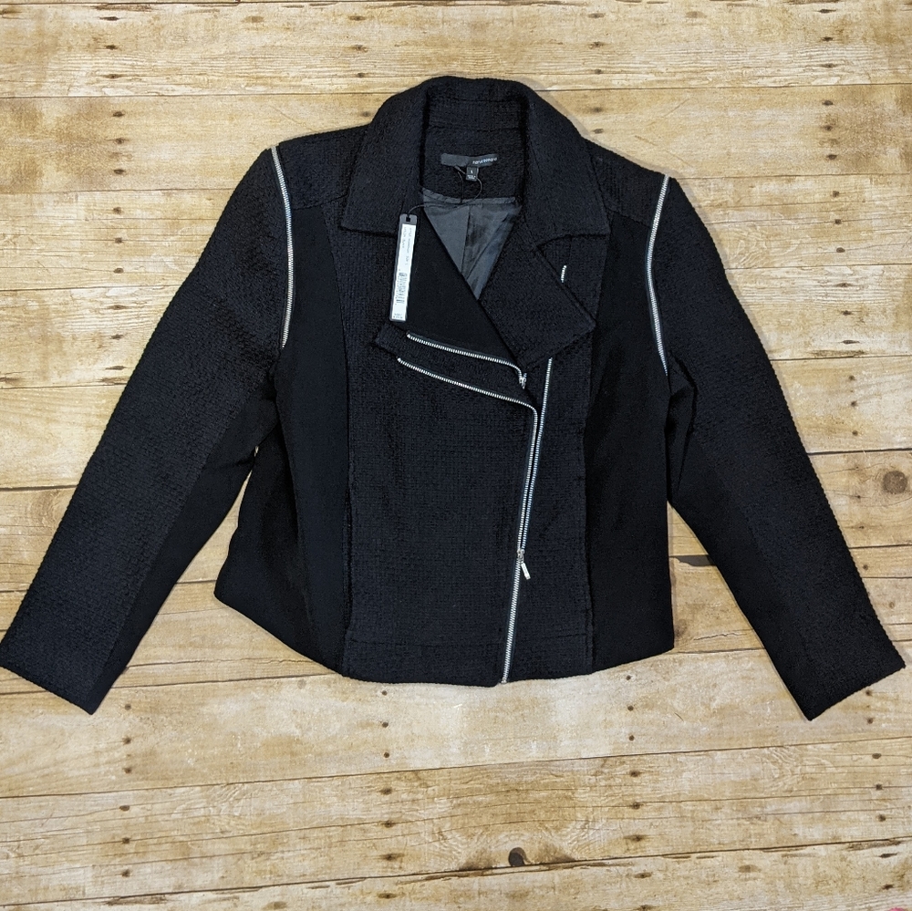 Harve Bernard Double Zipper Motor Jacket/ Vest